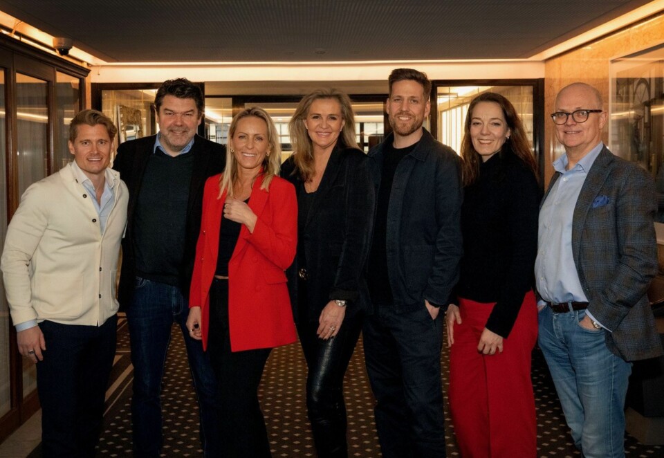 Årets jury: Martin Wenstad Janssen (Snapchat), Jacob Rolland (Kiwi), Lise Tangen Hansen (Annalect), Nina Gade Tenvik (Kampanje), Espen Haugen (11: 11), Cecilie Fensholt (Amesto) og Alf Bendixen (Big Blue). Anders Holm (Morgenstern) er også med i juryen, men var ikke tilstede da bildet ble tatt. Foto: Eivor Eriksen.