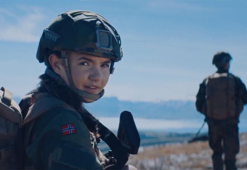 Ny kampanje: Forsvarets nyeste kampanje skal minne nordmenn på hvor heldige de er som bor i Norge.