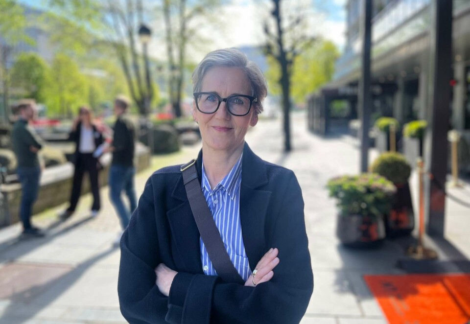 Tilbake fra USA: Christina Pletten har akkurat kommet hjem fra en USA-reise. Denne uken befinner hun seg i Bergen og Medieleder-konferansen som samlet 200 mediesjefer onsdag. Foto: Dag Robert Jerijervi