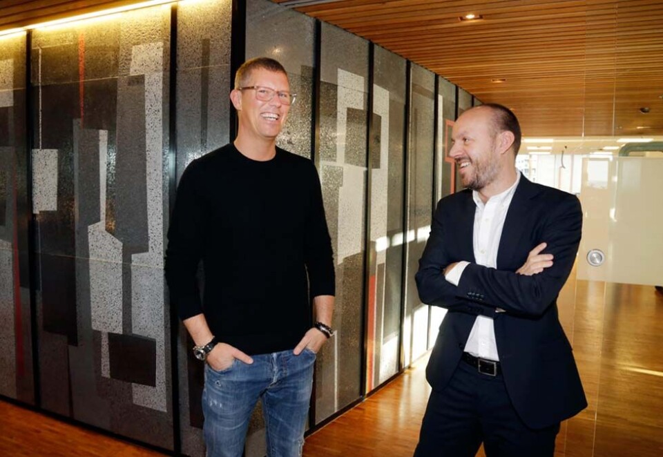 Morgendagens eventbyrå: Når NHOs Peter Markovski inviterer til årskonferansen «Morgendagens arbeidsliv», er det med et helt nytt eventbyrå i ryggen. Planen er å bygge morgendagens konferanse med det som i hvert fall for NHO blir morgendagens eventbyrå. - Folk er sultefora på og møtes, og årskonferansen til NHO er den viktigste møteplassen, sier kreativ leder i All-In , Jan Fredrik Karlsen. Foto: Eivor Eriksen.