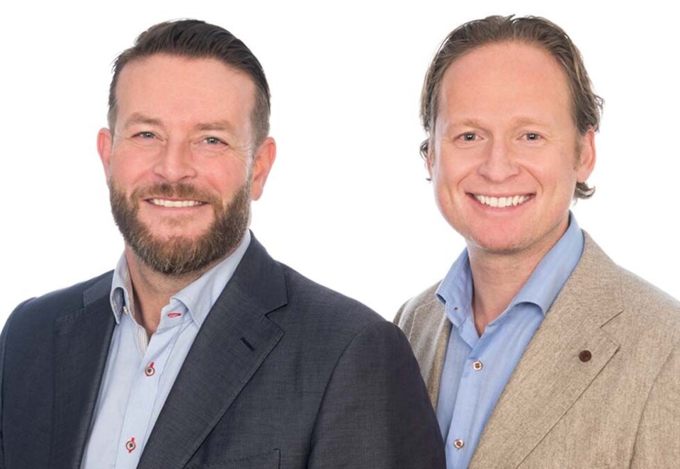 Blir mediebyrå-sjef: Mediebyrået Hearts & Science skal etableres også i Norge under Omnicom-paraplyen. Her Omnicoms konsernsjef Espen Klepper sammen med den nye sjefen, Svein Eriksen.
