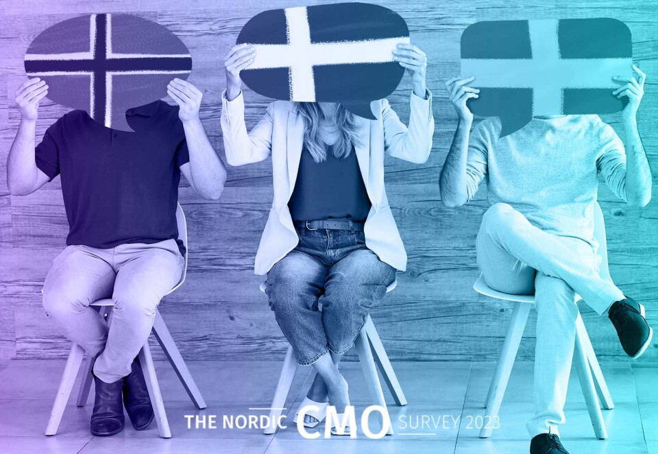 Nordiske markedssjefer: I en ny, stor undersøkelse svarer over 500 personer i Norden på en rekke spørsmål knyttet til jobben deres som markedssjef. Dermed går det går det også an å tegne opp personligheten til den norske, danske og svenske markedssjefen. Foto: Illustrasjon/Lise Strandlien.
