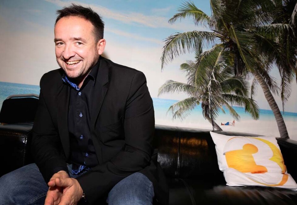 Fryder seg: - Vi er veldig fornøyde med veksten. Veksten i lineær-tv gir oss enda større digital fart, sier MTG TV-sjef Morten Micalsen. Foto: Eivor Eriksen.