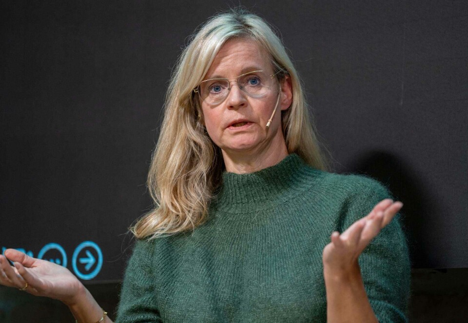 Ikke bekymret: - Vi er et stort nyhetsmaskineri med mange kjente profiler som også vil fortsette hos oss, så det skal vi fint løse, sier nyhetsredaktøren i TV 2, Karianne Solbrække, om alle profilene som slutter. Foto: NTB.