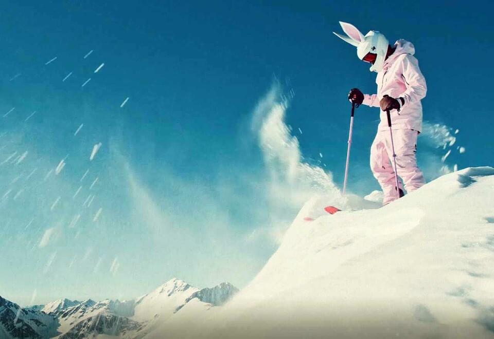 Harepus i bakken: XXL satser mer digitalt enn noengang når de slipper sin nye reklamefilm i forbindelse med vinterlekene i Beijing.