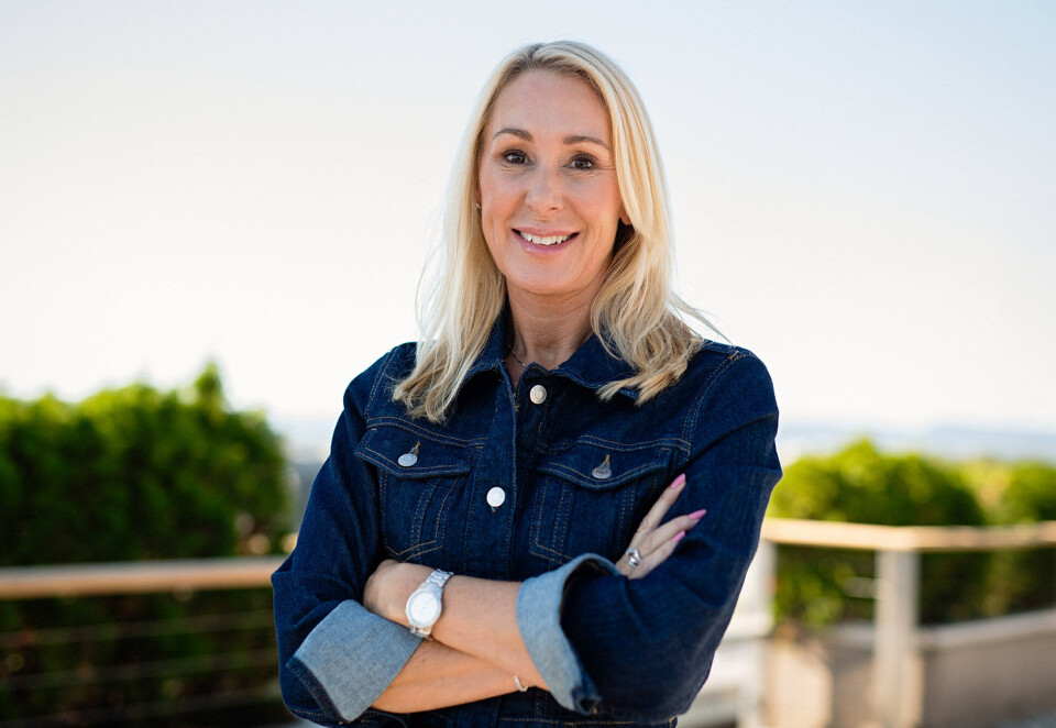 Byttet side: Etter å ha jobbet noen år i rubrikkdelen av Schibsted, har Martina Göransson tatt over Podme og gått over til medievirksomheten. - Jeg kom fra den mest lønnsomme delen, smiler hun. Foto: Podme.