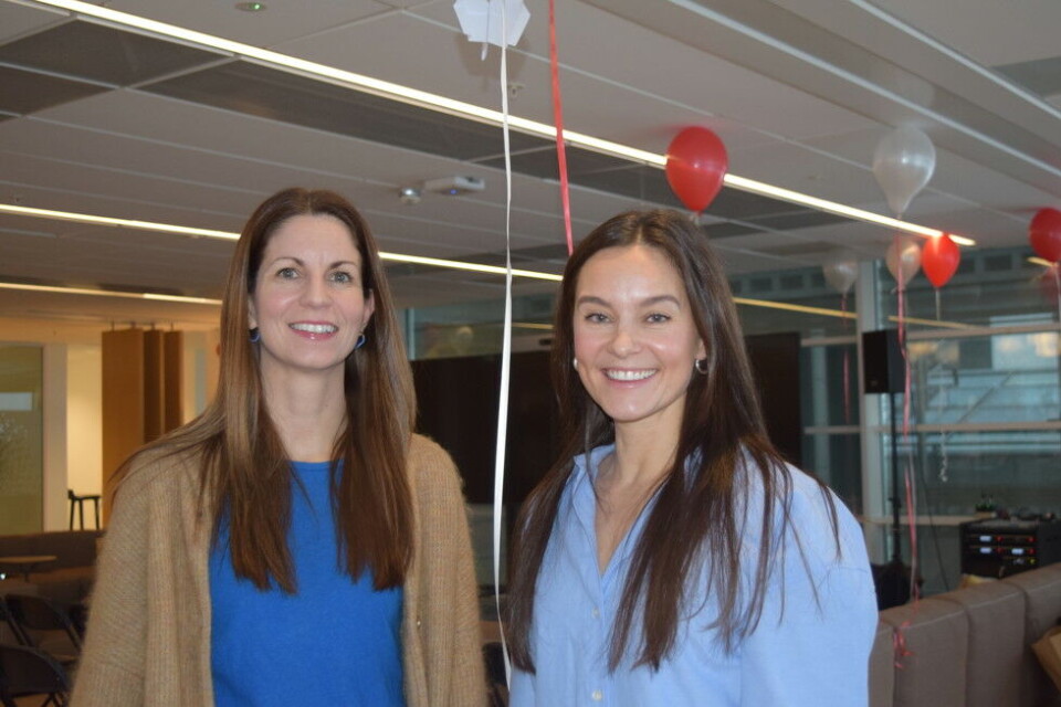 Bygger merkevare: Kreativ leder i Norwegian Camilla Aspen og innholdsansvarlig Madeleine Tognetti, lanserer realityserien Takeoff i samarbeid med Schibsted Partnerstudio mandag. Foto: Anette Johansen-Desjardin