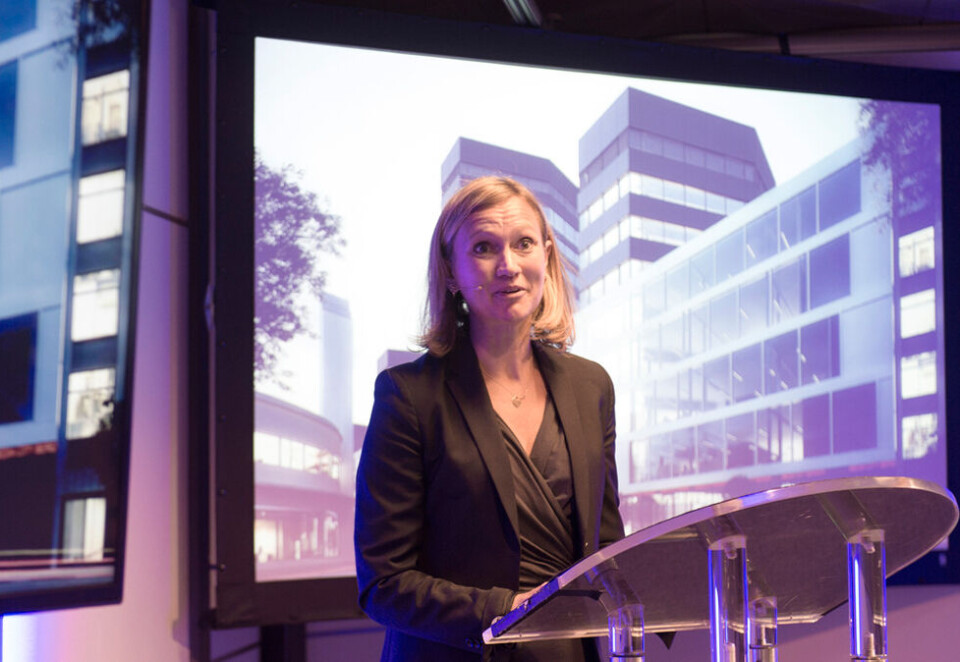Vil legge ned og effektivisere: Siv Juvik Tveitnes, konserndirektør for nyhetsmediene i Schibsted, vil legge ned kundesenteret på Fagernes og effektivisere selskapets kundeservice. Foto: Marit Hommedal/NTB Scanpix