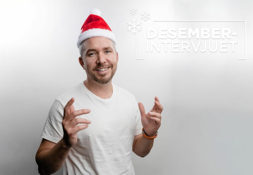 Imponert: Så fort Journey-gründeren er ferdig med bleieskift, blir det muligens en politisk karriere på Erling Løken Andersen. Les mer om hvilken rolle han ser for seg i dagens utgave av Desemberintervjuet. Foto: Journey Agency Norway