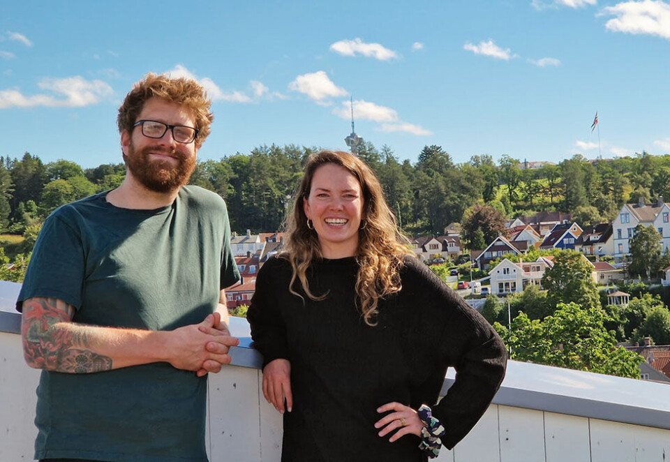 To fra Try i Trondheim: Håvard Johansen og Kristin Norli blir Try-konsernets første ansatte i Trondeim.