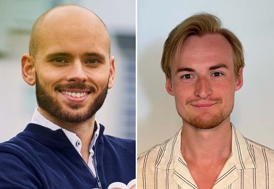 Nye i Carepacks: Eric Costa Øvreby og Filip Rönnkvist begynner på salg- og markedsføringsteamet i Carepacks.
