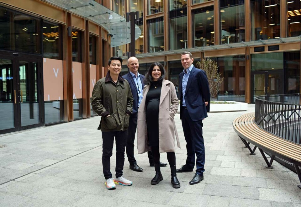 På lederjakt: Henrik Halvorsen sluttet som toppsjef i Hill & Knowlton tidligere i år etter å ha jobbet i PR-byrået i over 20 år. Her sammen med den nye generasjonen Hill & Knowlton-topper, Marius Myhrvold, Mari Zare og Peter Gitmark. Foto: Knut Kristian Hauger.