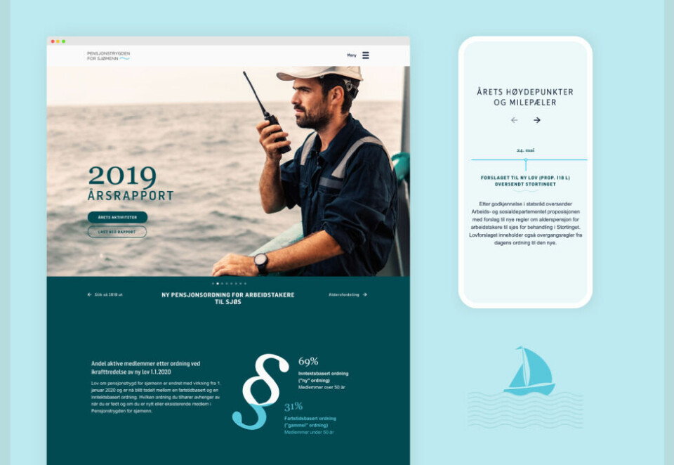 Silver for the Norwegian Pension Insurance for Seamen