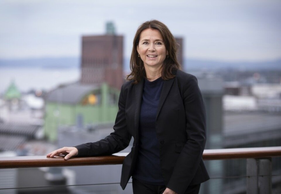 - Enormt vekst;Cathrine Laksfoss, administrerende direktør i Schibsted Distribusjon, er svært fornøyd med det gode resultatet. - Vi har opplevd enorm vekst på relativt kort tid, sier hun. Foto: Ingar Sørensen.