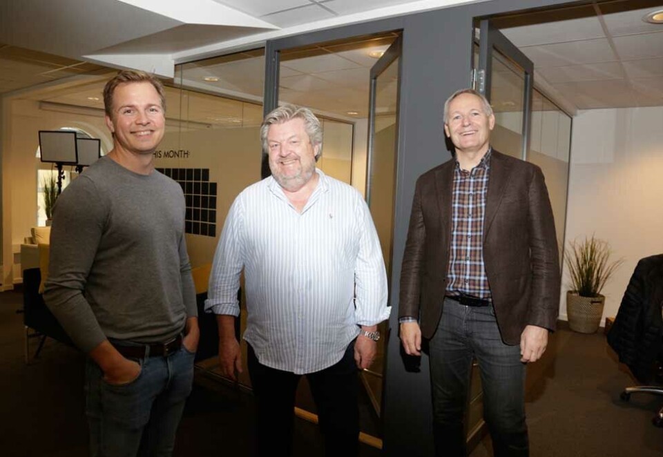 Går sammen med Try;Det mye digital annonseerfaring som samles når Stian Remåd, Mikael Rohde og Rune Danielsen lanserer en ny annonseplattform sammen med Try-huset. - Vi har snakket med Try en stund om dette og opplever at vi ønsker det samme for det norske annonsemarkedet, sier Rohde. Foto: Eivor Eriksen.