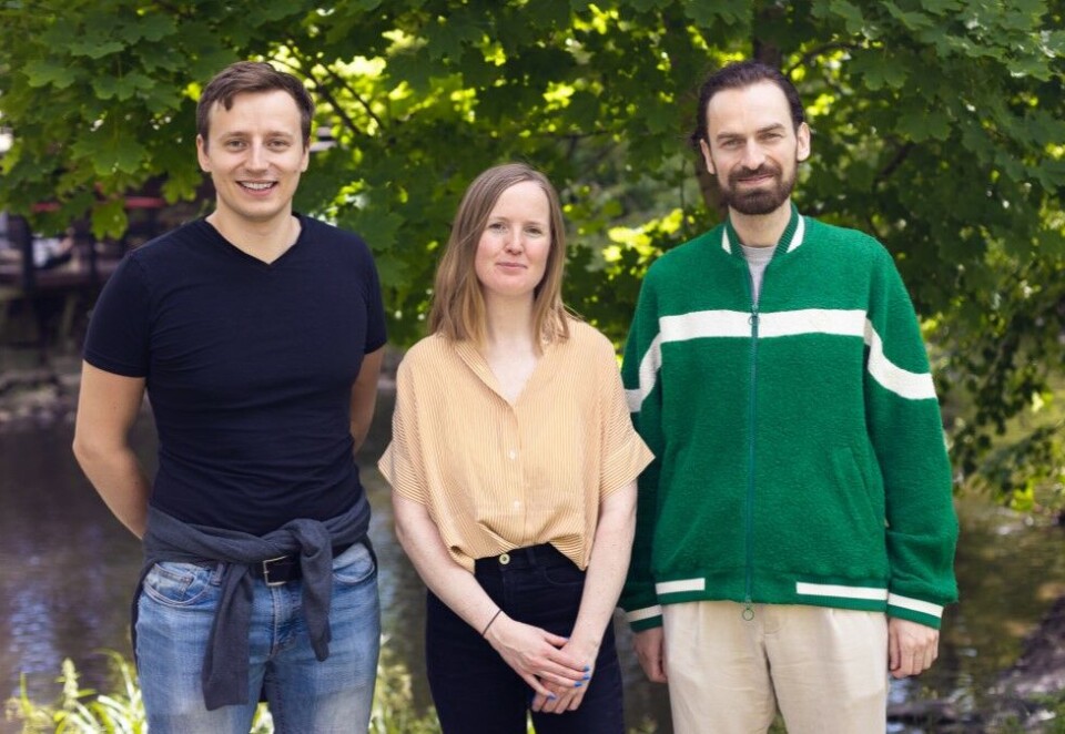 Jørgen Ljønes, Daglig leder i Gi Effektivt, Maja Håkenstad, Lead designer fra Bielke&Yang og Erik Eliassen, Kreativ prosjektleder i Gi Effektivt har gitt donasjonsplattformen et nytt design.