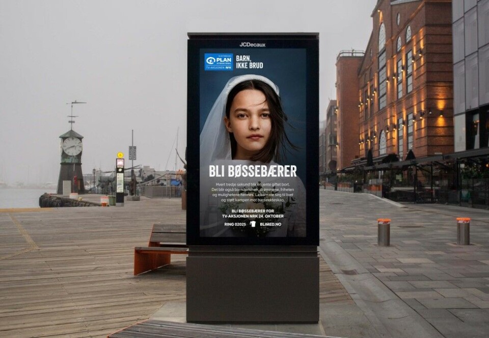 Barn, ikke brud: - Det er fristende, og kanskje intuitivt, å lage en kampanje som spiller opp sjokkeffekten av et barn som gifter seg med en voksen, men dette gir oss bare en brøkdel av problemstillingen, sier Aleksander Hetland i Nord DDB.