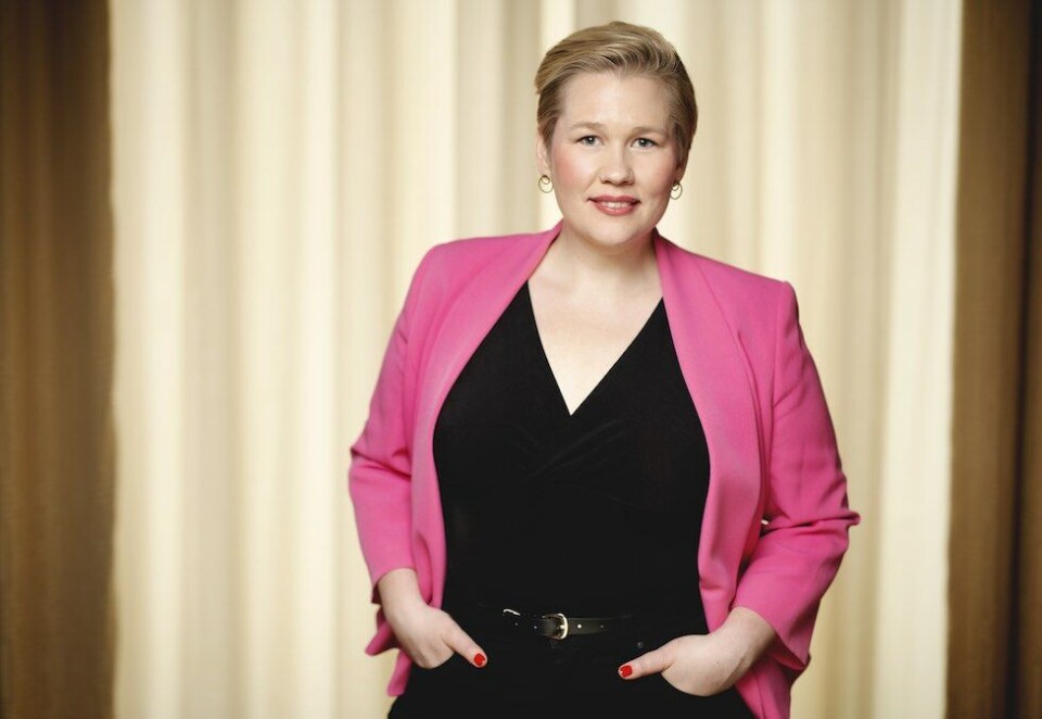 Ordknapp: Amedia ønsker ikke kommentere det pågående søksmålet mot Google. Her representert ved konserndirektør for samfunns- og myndighetskontakt, Marte Ingul.