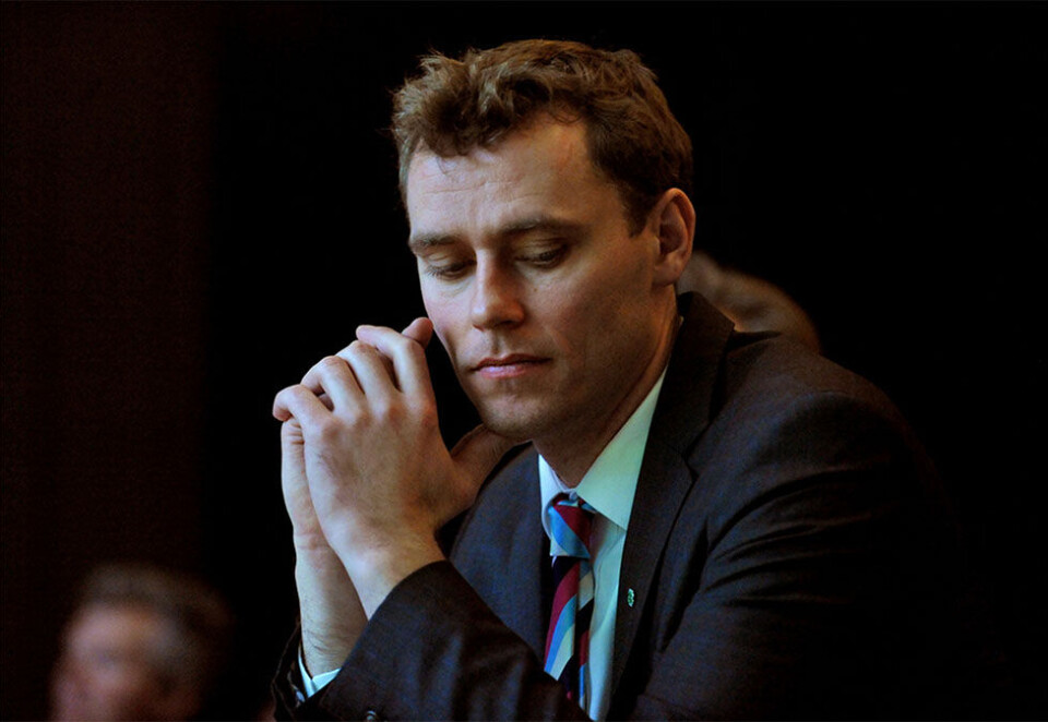 Går gjennom økonomien til Forskningsrådet: Minister for forskning og høyere utdanning, Ola Borten Moe (SP) varslet i våres en ekstern granskning av økonomien til Forskningsrådet, som har lovet bort mer penger enn de har. Nå skriver Dagbladet at rådet likevel ser sitt snitt til å bruke millioner på ny visuell profil. Foto: NTB