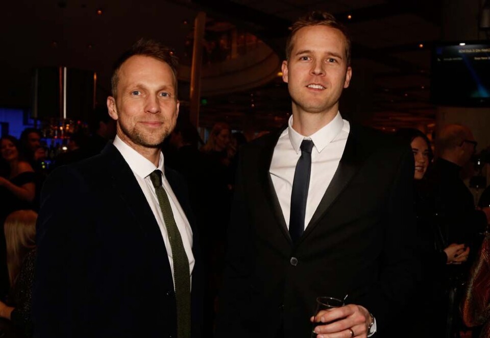 Laget mestvinnende kampanje: Lars Joachim Grimstad og Egil Pay er teamet bak fjorårets mestvinnende kampanje i Gullblyanten for kunden DNB. - Det er veldig morsomt å jobbe med en kunde som tenker idé før plattform, sier de to. Foto: Eivor Eriksen