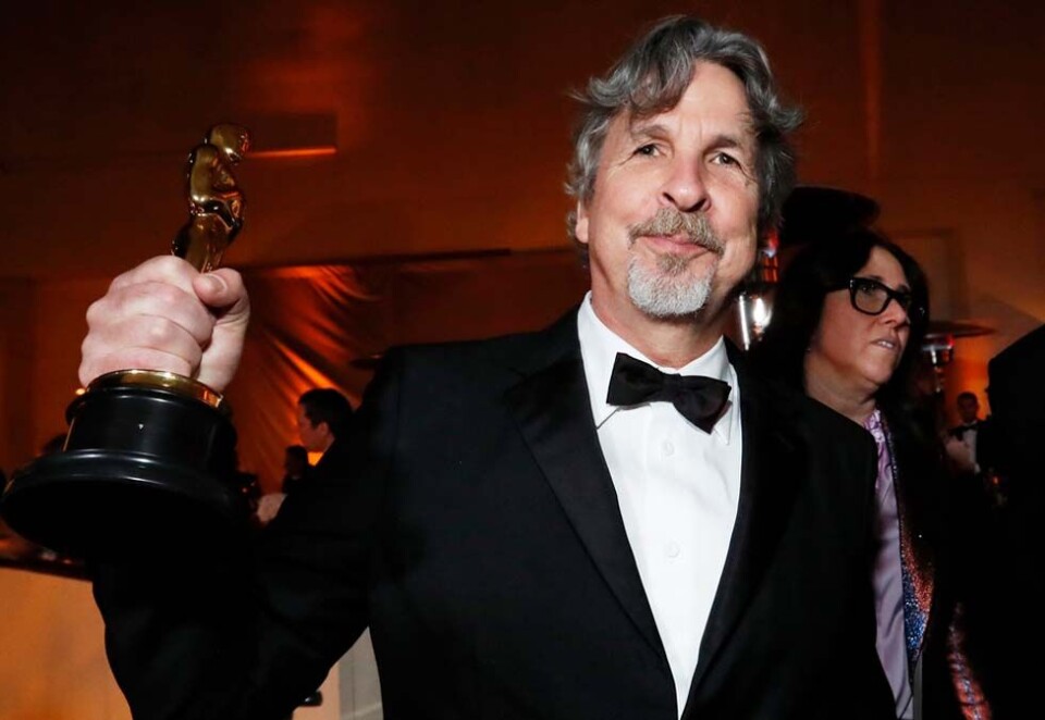 Beste film: Peter Farrelly og hans film «Green book» vant prisen beste film under årets Oscars. Foto: NTB Scanpix/REUTERS/Mario Anzuoni