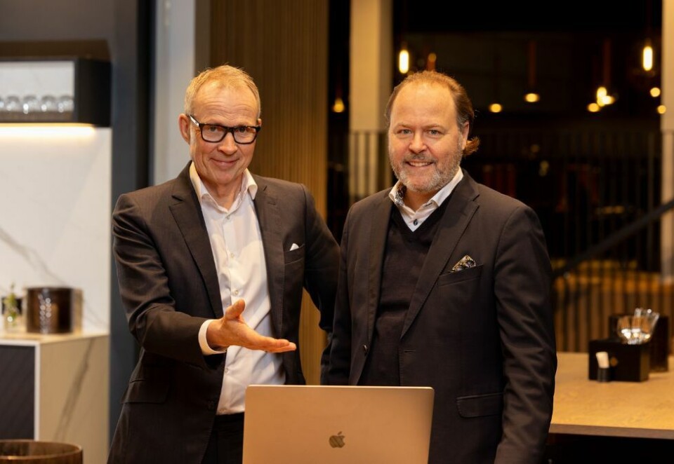 Blir partner: Mangeårig partner og med-gründer i Differ Strategy Consulting, Bård A. Amundsen med den nye partneren Nicolay Corneliussen. Foto: Differ