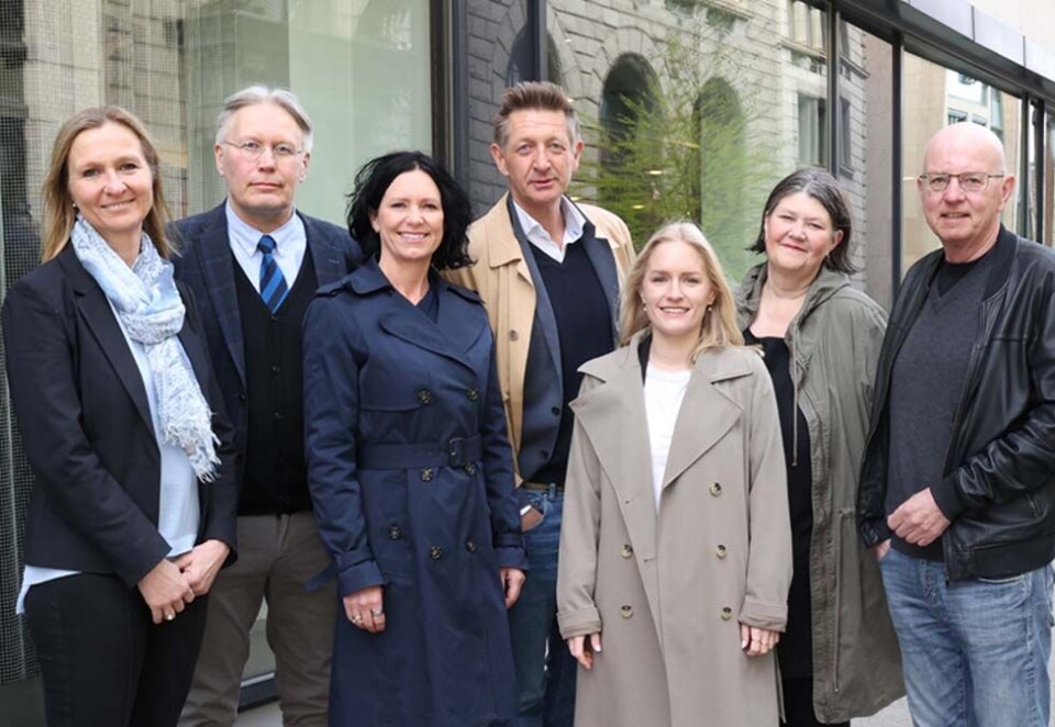 Valgkampjuryen: Kampanjes valgkampjury følger innspurten i valgkampen tett. Søndag 10. september avslører juryen hvilket parti som har hatt den beste valgkampen. Fra venstre Anne-Lise Mørch von der Fehr, Skjalg Fjellheim, Guri Størvold, Knut Kristian Hauger, Merethe Kloster, Berit Aalborg og Terje Svabø. Foto: Eivor Eriksen.