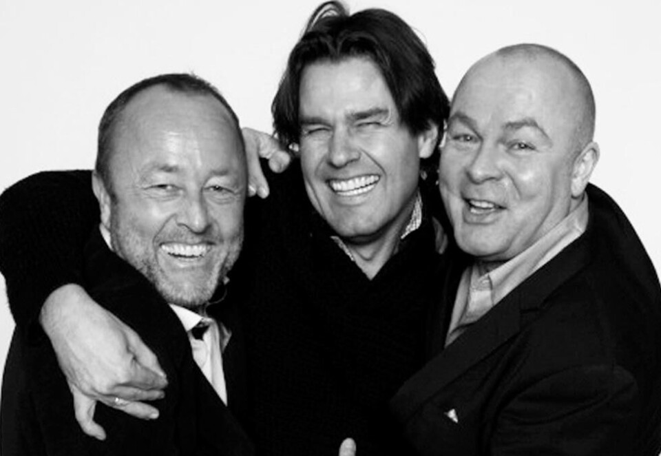 «Happy days»: For to og et halvt år siden feiret Bjørn Polmar, Haakon Dahl og Rune Roalsvig 10-årsjubileum. Nå er idyllen brutt og de tre tidligere reklamepartnerne skiller lag.