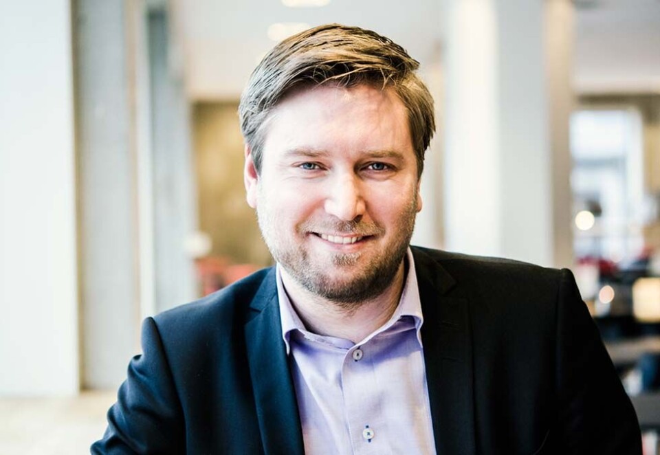 Inn på pallen: Den nordiske Knowit-toppen Fredrik Ekerhovd, kan glede seg over at konsulentselskapet hans klatrer på årets Byråprofil-kåring og holder giganter som Accenture og Deloitte unna. Foto: Knowit