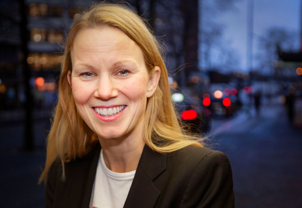 Forlater festen: - Når foreldrene kommer i rommet, så går barna deres på en annen fest, sier merkevare- og markedsdirektør i DNB, Aina Lemoen Lunde. Foto: Eivor Eriksen