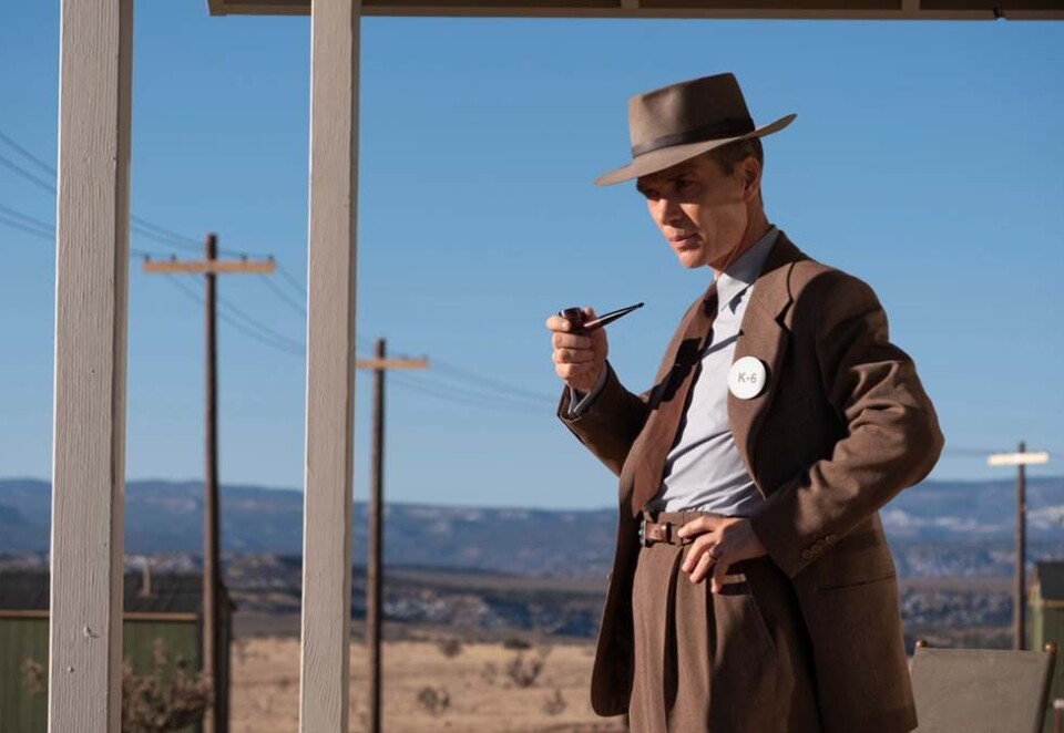 Golden Globe-vinner: Cillian Murphy som Robert Oppenheimer i «Oppenheimer» var en nattens store vinnere under film- og TV-prisen Golden Globe. Foto: Universal Pictures via AP / NTB.