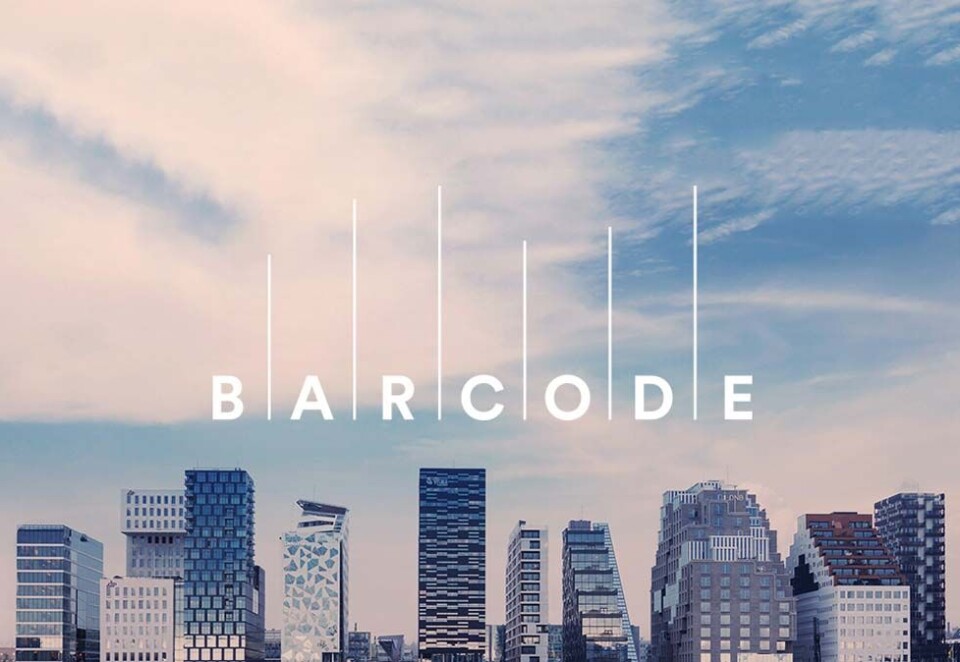 Nye streker: Anti har laget ny logo og visuell design for Barcode. - - En viktig del av oppgaven er også å kommunisere mulighetsrommet mellom bygningene i Barcode, sier byrået.