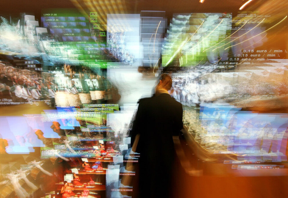 Tv-messe: MipTV er en av to tv-messer som avholdes i Cannes hvert år og samler store deler av den internasjonale bransjen. Foto: Reuters/Eric Gaillard.