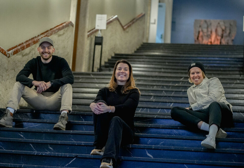 Drar i bremsen: Daglig leder Arne-Morten Willumsen (til venstre) med Kine Bergseth og COO Lasse Brurok ved starten av fjoråret. Nå må Bookis kutte hardt i kostnadene for å bli lønnsom raskt.