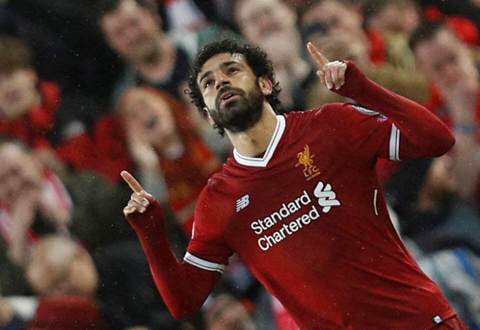 Forlenger med Premier League: Det nye mediekonsernet Nordic Entertainment Group ligger ikke på latsiden. De har allerede sikret seg retten til å vise toppkampene fra engelske Premier League og forlenger dermed avtalen om å vise blant andre kamper med Liverpools Mohamed Salah. Avtalen gjelder ikke Norge. Foto: NTB Scanpix.