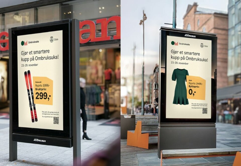 Oppfordrer til gjenbruk: - Ombruk er, i tillegg til å være smart, helt nødvendig hvis vi skal klare å kutte utslipp og ta vare på jordkloden vår, sier prosjektleder for Ombruksuka, Kaja von Kwetzinsky-Stetzenkow. Foto: Anti/Oslo kommune