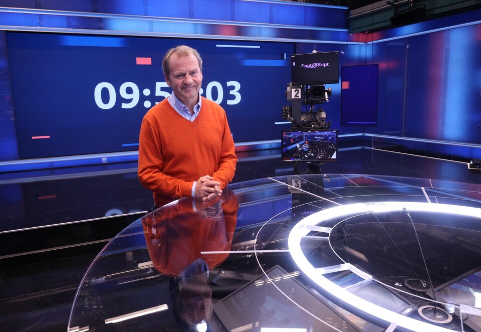 Nytt Dagsrevyen-studio: Denne uken fikk nyhetsredaktør Knut Magnus Berge se resultatet av en flere år lang prosess med å gi «Dagsrevyen»-studioet et ansiktsløft og tilbakemeldingene har så langt vært gode. - Det har gått over all forventning, sier Berge til Kampanje. Foto: Eivor Eriksen.