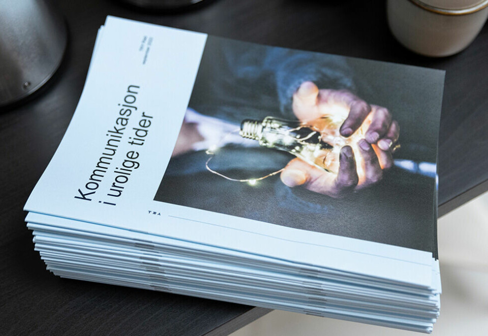 TRY Råd med ny rapport - kommunikasjon i urolige tider