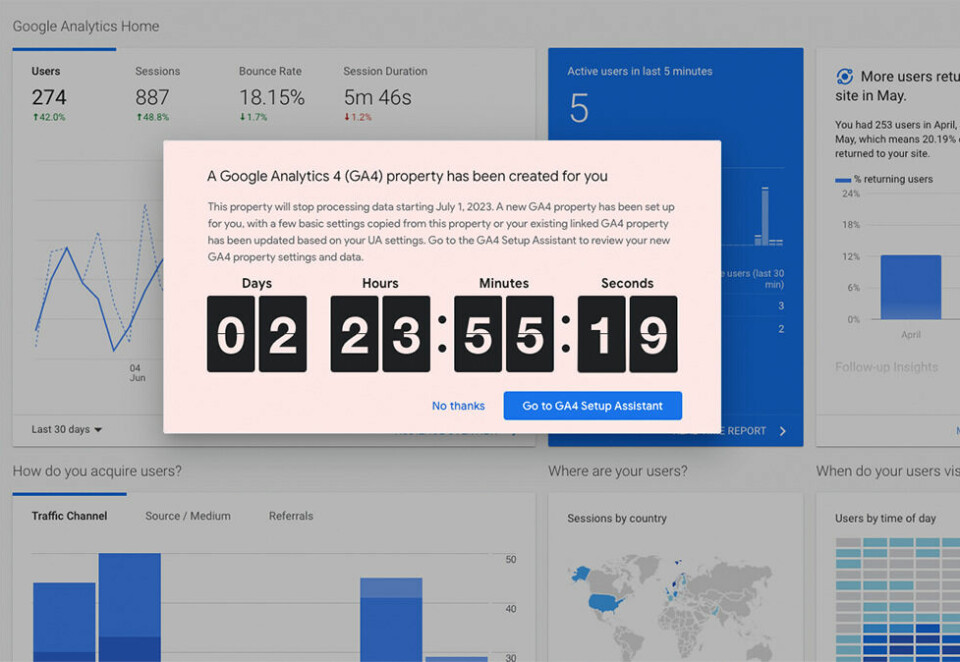 Google Universal Analytics slutter å prosessere data: Dette bør du gjøre nå