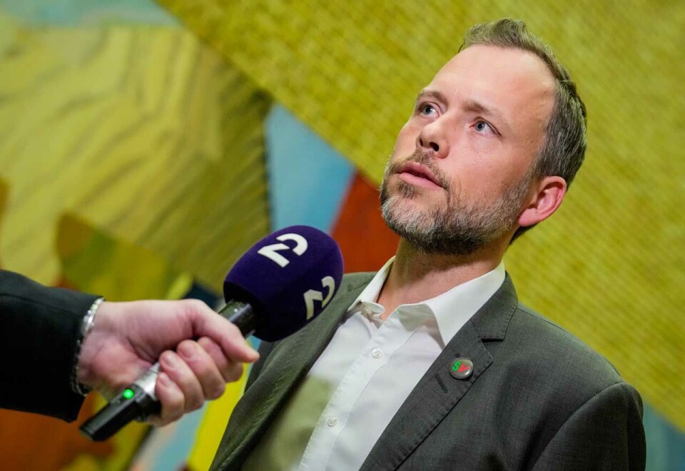 Lykkes ikke: SVs partileder Audun Lysbakken lovet å kjempe medienes sak i budsjettforhandlingene, men i forliket kom det tydelig frem at den store taperen ble TV 2. - De var ikke villige til å beholde momsfritaket generelt, sier partiet. Foto: Beate Oma Dahle / NTB