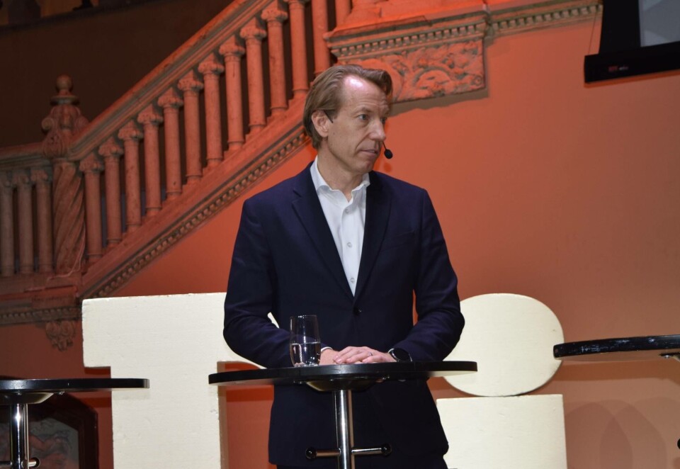 Sterkt kritisk: Bonnier News-sjef Anders Eriksson er både administrerende direktør i Bonnier News og styreleder i Sveriges svar på Mediebedriftenes landsforening, der Schibsted er representert. Foto: Dag Robert Jerijervi