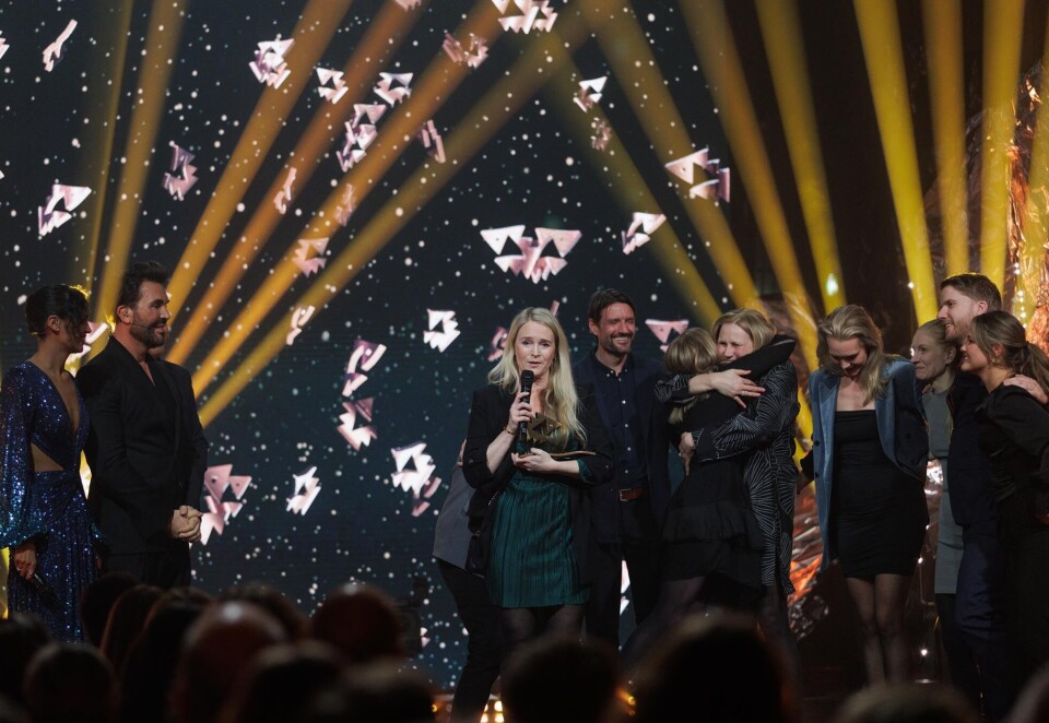 Vant igjen: Det var andre året på rad at kommunikasjonen til Finn og reklamebyrået Morgenstern satt som et skudd i Gullfisken-sammenheng. I forkant av finalen var det flere som etterlyste de mest populære reklamefilmene i konkurransen. Her markedssjef Hanne Lill Johnsen i Finn.no da seieren var et faktum. Foto: Kristine Elvemo.