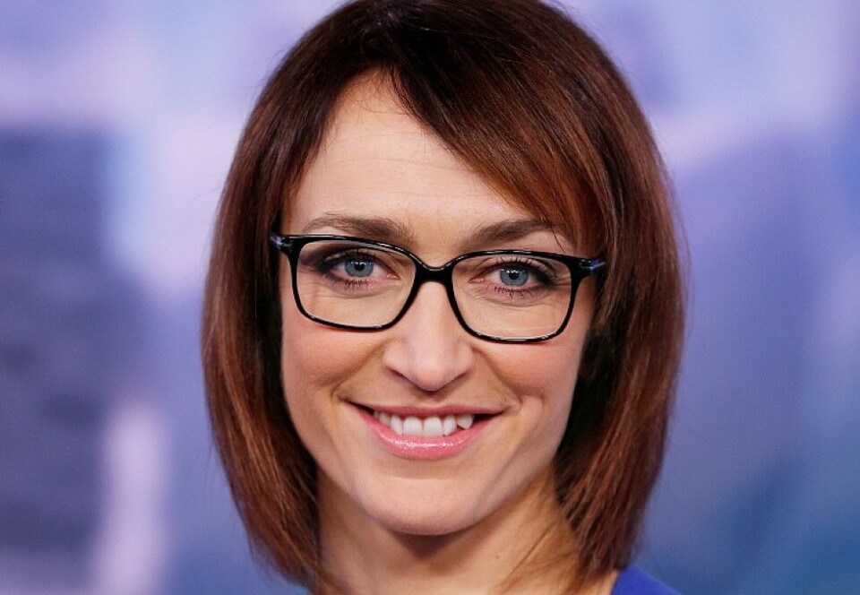 Satte seerrekorder: - Jobben har føltes viktig på en litt annen måte enn i normale tider, sier Dagsrevyen-anker Ingerid Stenvold om nyhetsåret 2020, da Dagsrevyens seertall økte kraftig. Foto: NRK