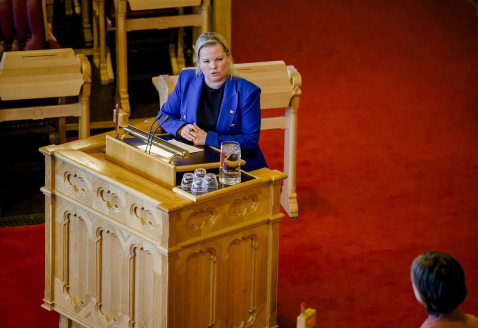 - Må tilpasse seg: Det sier mediepolitisk talsperson i FrP, Silje Hjemdal, om de nyeste NRK-kuttene som ble fremlagt fredag formiddag. Foto: NTB.
