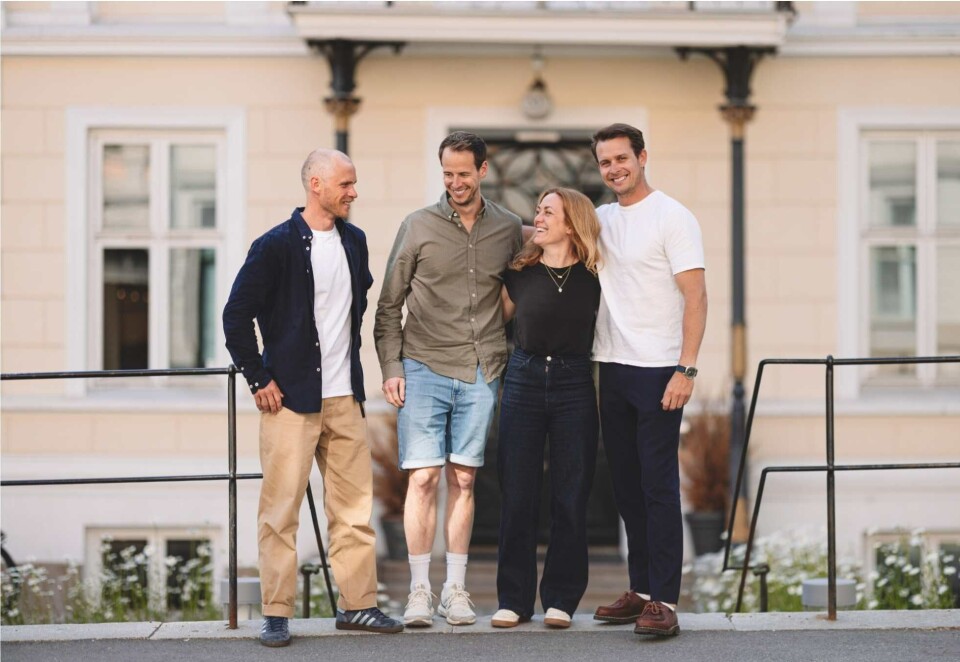 Partner-kvartett: Torstein Skogedal, Thomas Eltvik, Vilje Mohn og Aleksander Hetland skal bygge opp Smeh i Inkognitogata 33.