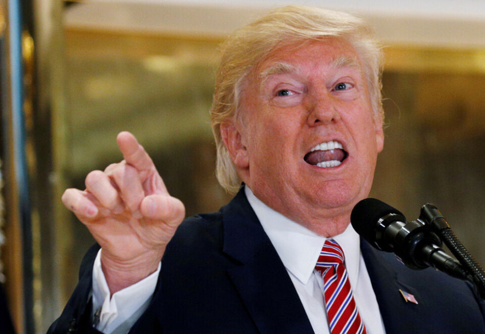 Elsket og hatet: De amerikanske mediene fikk raskt et anstrengt forhold til president Donald Trump. Men stadig Trump-utspill og saker sikret både avisene og TV-kanalen gode leser- og seertall. Foto: Scanpix.