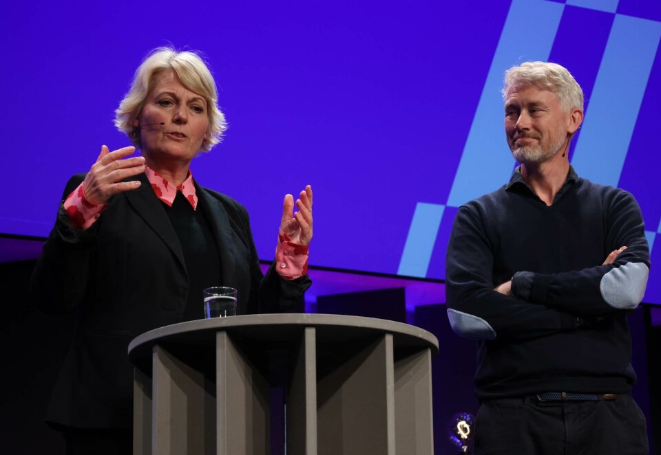 Lover kamp: Kringkastingssjefen i NRK, VIbeke Fürst Haugen, er fortsatt ubestridt ener hva gjelder markedsandeler i det gamle lineære markedet. Men hva gjelder strømming er nå TV 2-sjef Olav Sandnes størst. Det plager NRK-sjefen som lover Sandnes kamp inneværende år. Foto: Eivor Eriksen.