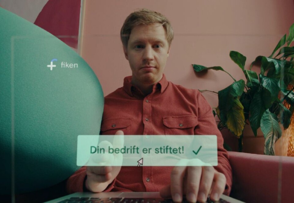 Ny reklamekampanje: Regnskapsselskapet Fiken er klare med fire nye reklamefilmer laget i samarbeid med Tangrystan og regissør Sander Dahl. Foto: Tangrystan