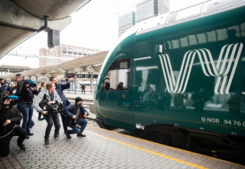 Stor ståhei: Det ble stor ståhei da NSB ble avduket som det nye selskapet Vy i 2019. Blest ble det også om prislappen på 280 millioner kroner. Dagens designavtale er langt mer edruelig. Foto: Scanpix.