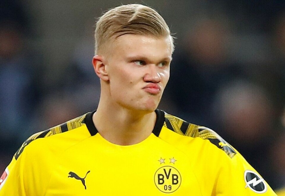 TV-brudd: Kunder av Telia har siden 1. mars ikke kunnet se Erling Braut Haalands eskapader for Borussia Dortmund, eller TV-suksesser som Camp Kulinaris, Paradise Hotel, og Luksusfellen etter bruddet mellom Telia og Nent. Nent hevder kanalene ikke kommer tilbake til Telia. Foto: NTB.